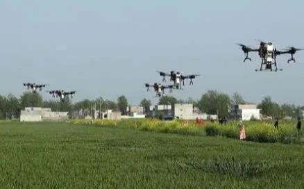 control de plagas en la agricultura con drones