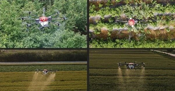 drones para fumigación agrícola en Colombia