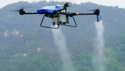 drones fumigación agricultura México