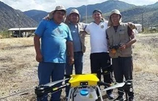 drones fumigación Colombia