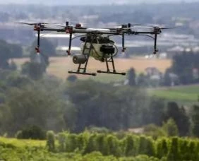 fumigación aérea con drones